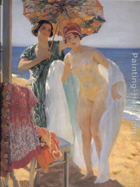 After The Swim painting - Laureano Barrau After The Swim art painting